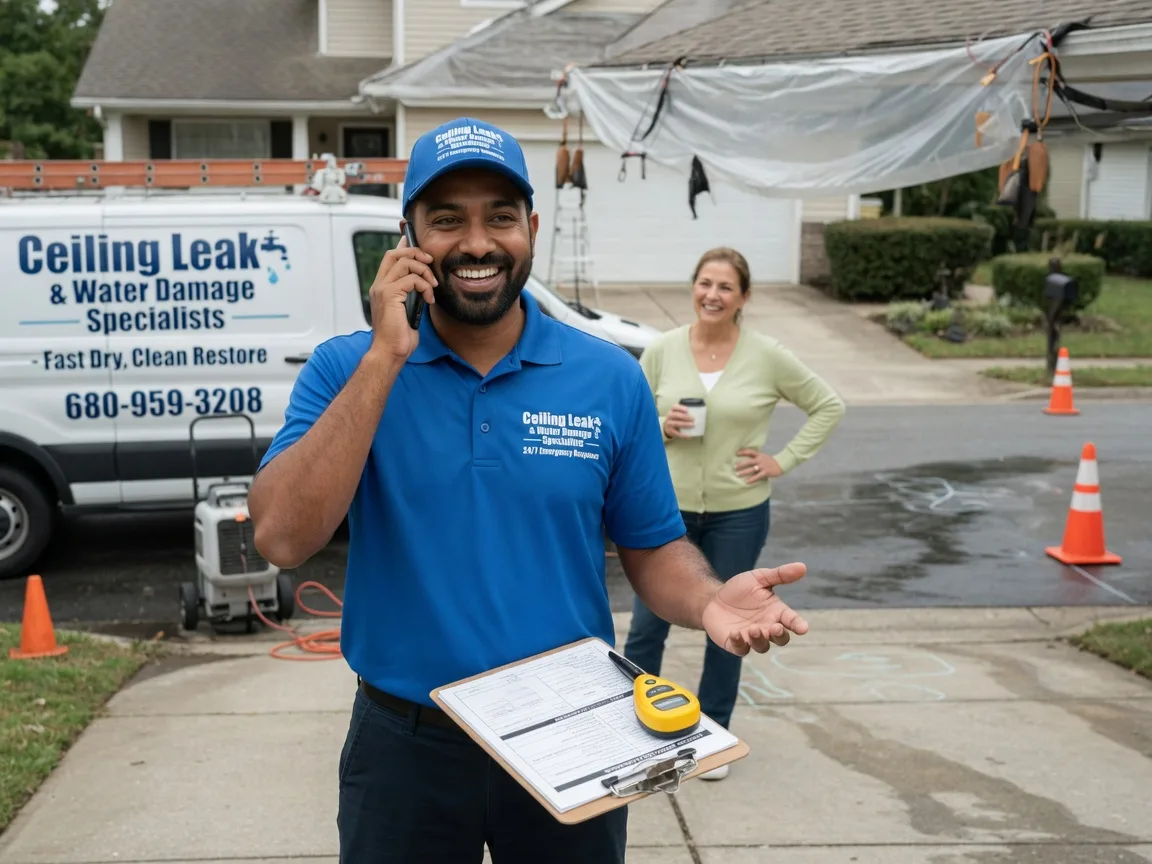 Ceiling Leak Cleanup Hallstead, PA FAQs